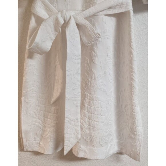 LILLY PULITZER "Kirrabelle" V-Neck Puff Sleeve Skirted Romper Dress Side Slits 4 - Picture 7 of 16